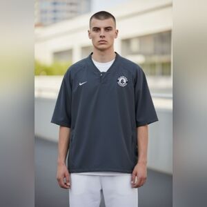 Nike Men's Size 2XL Black Sox Baseball Warm Up Jersey Shirt